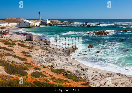 Phare, Doringbaai, province de Western Cape, Afrique du Sud, l'Afrique Banque D'Images