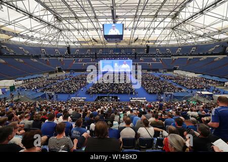 Gelsenkirchen, Allemagne. 30 Juin, 2019. firo : 30.06.2019, football, 1.Bundesliga, la saison 2019/2020, le FC Schalke 04, JHV, assemblée générale annuelle, sommaire Veltins Arena | utilisée dans le monde entier : dpa Crédit/Alamy Live News Banque D'Images