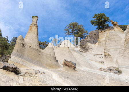 Paysage lunaire (Lunar Paisaje) dans l'île de Ténérife, Espagne Banque D'Images