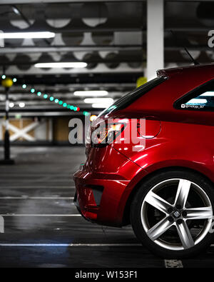 SEAT Ibiza fin arrière Banque D'Images