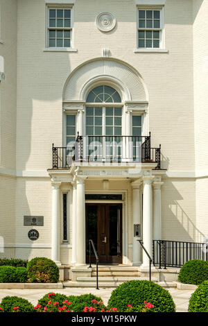 Ambassade des Émirats arabes unis, le Bureau des affaires de l'éducation, Nellie et Isabelle Maison Sedgeley, 2406 Massachusetts Avenue NW, Washington DC Banque D'Images