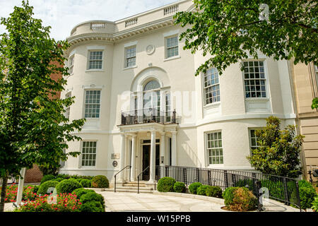 Ambassade des Émirats arabes unis, le Bureau des affaires de l'éducation, Nellie et Isabelle Maison Sedgeley, 2406 Massachusetts Avenue NW, Washington DC Banque D'Images