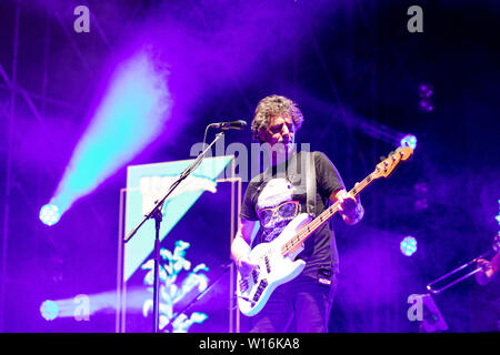 Legnano (MI) Italie 29 Juin 2019 Max Gazzè live Rugby Sound Festival © Marco Arici Banque D'Images