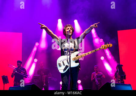 Legnano (MI) Italie 29 Juin 2019 Max Gazzè live Rugby Sound Festival © Marco Arici Banque D'Images