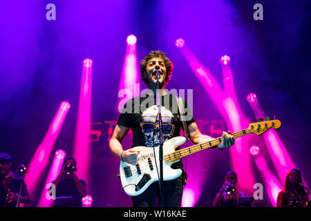 Legnano (MI) Italie 29 Juin 2019 Max Gazzè live Rugby Sound Festival © Marco Arici Banque D'Images