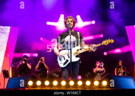 Legnano (MI) Italie 29 Juin 2019 Max Gazzè live Rugby Sound Festival © Marco Arici Banque D'Images