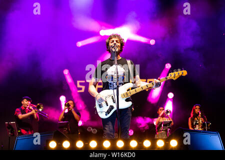 Legnano (MI) Italie 29 Juin 2019 Max Gazzè live Rugby Sound Festival © Marco Arici Banque D'Images