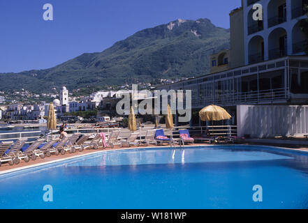 Regina Isabella horel, l'île de Ischia, dans le golfe de Naples, Campanie, Italie Banque D'Images