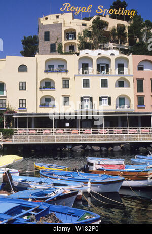 Regina Isabella horel, l'île de Ischia, dans le golfe de Naples, Campanie, Italie Banque D'Images