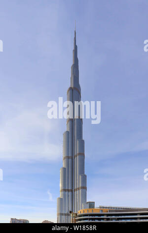 Dubaï, Émirats arabes unis Décembre 25/2018 Burj Khalifa. Architecture bâtiment dubai skyline. Vue aérienne de Emirats arabes unis ville. Banque D'Images