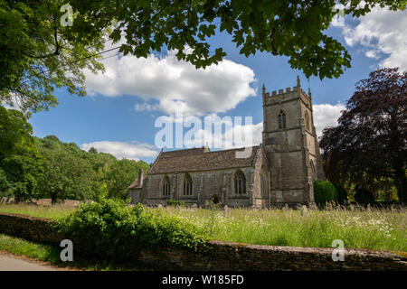 L'église St James à l'ancien à Horton, Gloucestershire Cotswold Edge, Royaume-Uni. L'église date du 12ème siècle Banque D'Images