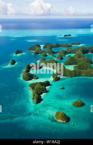 Soixante-dix îles de Palau, Micronésie, Palau, du Pacifique Banque D'Images