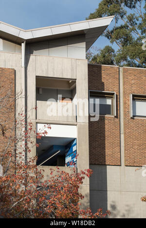 1960 brutaliste l'architecture à l'Université Macquarie de Sydney en Australie Banque D'Images