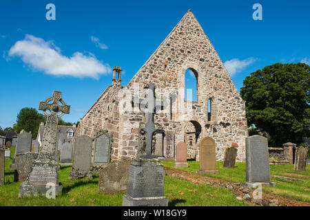 Kincardine O'Neil ancienne église paroissiale et l'hôpital, Kincardine O'Neil, l'Aberdeenshire, en Écosse. Banque D'Images