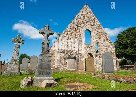 Kincardine O'Neil ancienne église paroissiale et l'hôpital, Kincardine O'Neil, l'Aberdeenshire, en Écosse. Banque D'Images