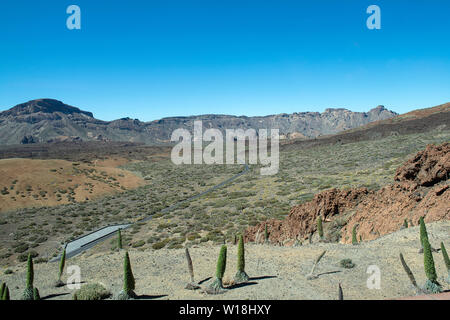 Vue près de vulcano , Teide Tenerife, Espagne Banque D'Images