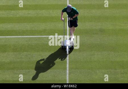 Londres, Royaume-Uni. 1er juillet 2019. Préparatifs avant le jour 1 DES CHAMPIONNATS, le tournoi de Wimbledon 2019 Le tournoi de Wimbledon 2019 LE ALL ENGLAND TENNIS CLUB, Wimbledon, Londres, Angleterre 01 juillet 2019 DIF20272 LE ALL ENGLAND TENNIS CLUB, Wimbledon, Londres, Angleterre 2019 Allstar Crédit : photo library/Alamy Live News Banque D'Images