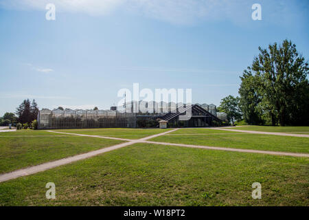 La ville de Riga, Lettonie nature Jardin botanique de paysages. 2019. Banque D'Images