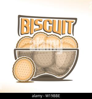 Logo Vector pour Biscuit Illustration de Vecteur