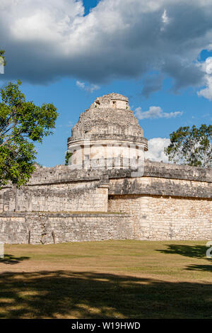 El Caracol, l'Observatoire à Chichen Itza, au Mexique. Banque D'Images