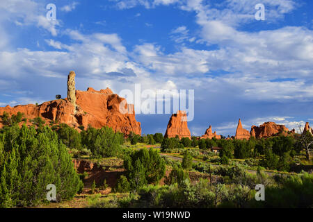 Rock formations dans le sud-ouest de l'Utah, USA Banque D'Images