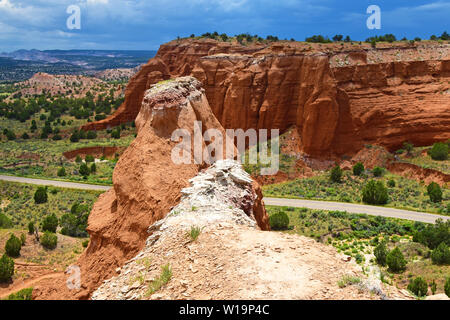 Rock formations dans le sud-ouest de l'Utah, USA Banque D'Images