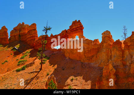 Rock formations dans le sud-ouest de l'Utah, USA Banque D'Images