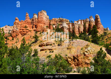 Rock formations dans le sud-ouest de l'Utah, USA Banque D'Images