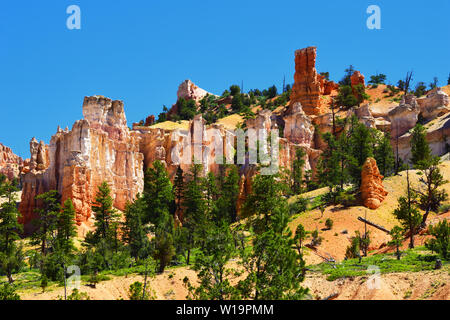Rock formations dans le sud-ouest de l'Utah, USA Banque D'Images