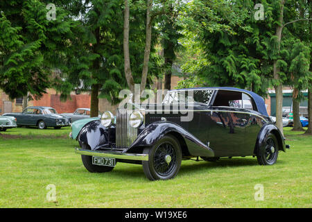 1932 Rolls Royce 20/25 location à Bicester Heritage Centre super scramble event. Bicester, Oxfordshire, Angleterre Banque D'Images