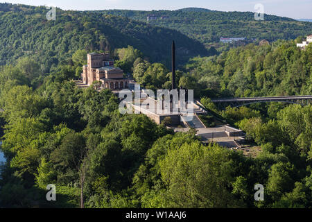 Veliko Tarnovo, Bulgarie- 9 Mai 2019 : vue panoramique d'État Art Gallery Boris Denev dans la ville de Veliko Tarnovo Banque D'Images