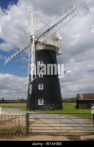 Pakenham Moulin, près du village de Pakenham, Suffolk, Angleterre Banque D'Images