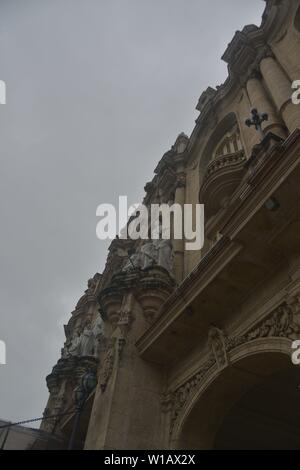 Grand Theatre avec ballerine sculpture à La Havane, Cuba 2018 Banque D'Images