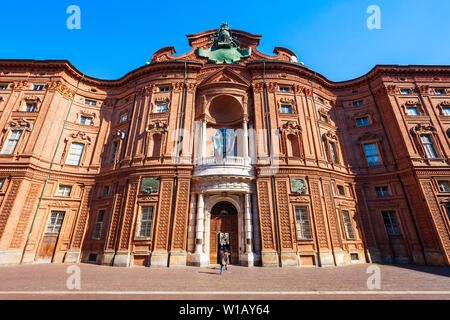 Le Musée National du Risorgimento italien est situé dans le centre-ville de Turin, région du Piémont de l'Italie Banque D'Images