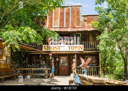 Jerome Gold Mine King & Ghost Town Banque D'Images