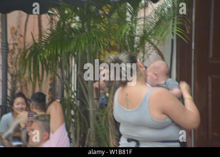 Tous les jours, scènes de rue et port de croisière à La Havane, Cuba 2018 Banque D'Images