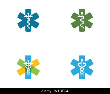 Icône snake médicaux conception d'illustration vectorielle Illustration de Vecteur