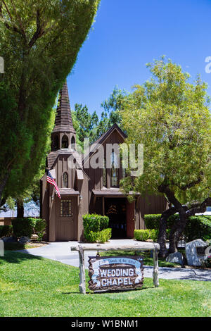 Petite Église de la chapelle de mariage de l'Ouest, Las Vegas, Nevada, USA Banque D'Images