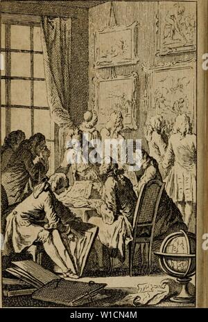 Image d'archive à partir de la page 7 du catalogue raisonné des diverses curiosités. Catalogue raisonné des diverses curiosités du cabinet de feu M. Quentin de Lorangere, composé de tableaux originaux des meilleurs maîtres de Flandres, d'une très-nombreuse collection de desseins & d'estampes de toutes les ecoles, de atlas & suites de cartes, de quantité de morceaux de topographie, & d'un coquillier fait avec choix ... . Desdiversescurio00gers Année : 1744 roc/,,,,,/,/  ,tJ&gt;n CbcV'i Je Banque D'Images