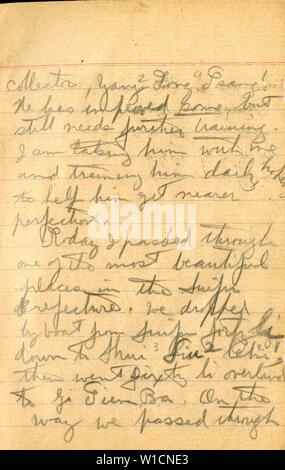 Image d'Archive de la page 7 de l'agenda no II [2], janvier. Journal No. II [2], le 29 janvier 1928-27 mai 1928 . DiarynoII2Janua2Grah Année : 1928 Banque D'Images