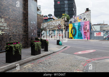 Great Eastern Street, Londres, Royaume-Uni Banque D'Images