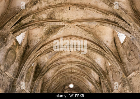 Plafond de l'Église haute à Kayakoy Karmylassos du 17ème siècle, la Turquie Banque D'Images