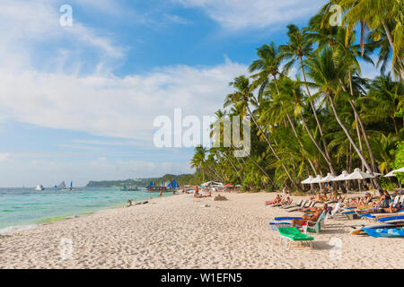 Dinwid Beach, Boracay, Western Visayas, Philippines, Asie du Sud, Asie Banque D'Images