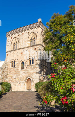 Les Ducs de Santo Stefano du Palace, Taormina, Sicile, Italie, Europe Banque D'Images