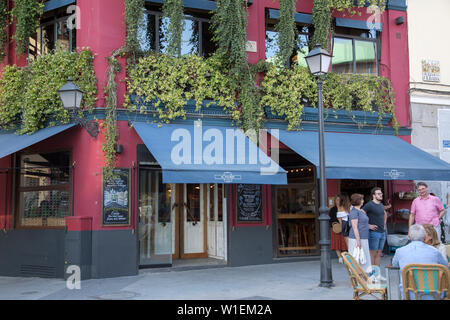 Viajero Bar ; La Latina, Madrid, Espagne Banque D'Images
