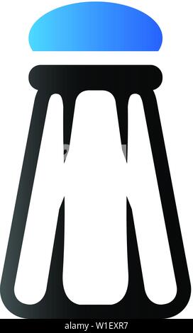Poivrière icône dans ton duo couleur. Dîner table Restaurant Illustration de Vecteur
