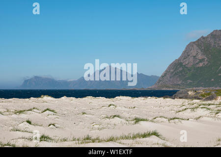 Vesterålen sans petrole, archipel Hovden Beach, Norvège Banque D'Images