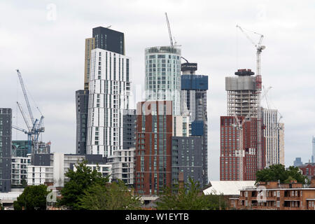 Nine Elms zone de régénération dans le sud de Londres. 26 juin, 2019 Banque D'Images