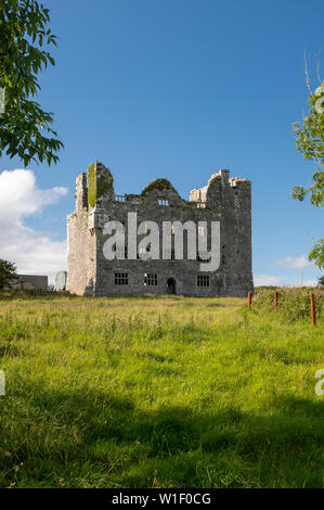 Un portrait d'une vue magnifique énorme à la Ruines d'un château irlandais, dans le comté de Ennis, Irlande. personne dans l'image Banque D'Images