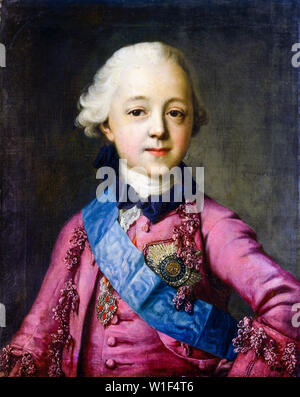 Vigilius Eriksen, Grand-duc Paul Petrovich, (plus tard Paul Ier de Russie), enfant, 1754-1801, portrait painting, 1764 Banque D'Images